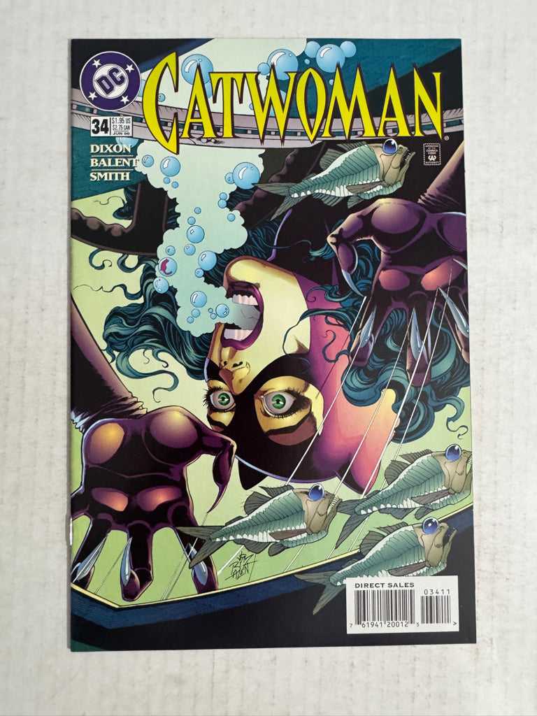 CATWOMAN #34 Vol 2 NM Jim Balent Cover