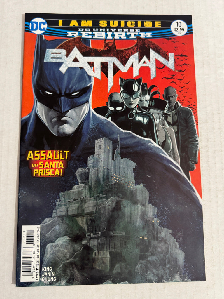 BATMAN #10 Vol 3 NM- Mikel Janin Cover