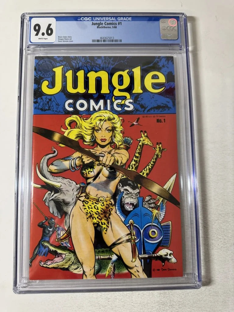 JUNGLE COMICS#1 CGC 9.6 Dave Stevens Cover