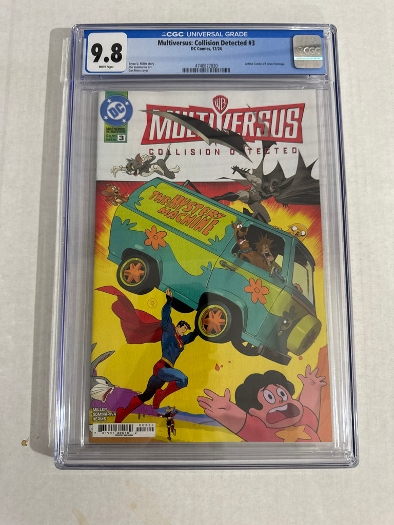 MULTIVERSUS Collision Detected #3 9.8 CGC Dan Mora Cover