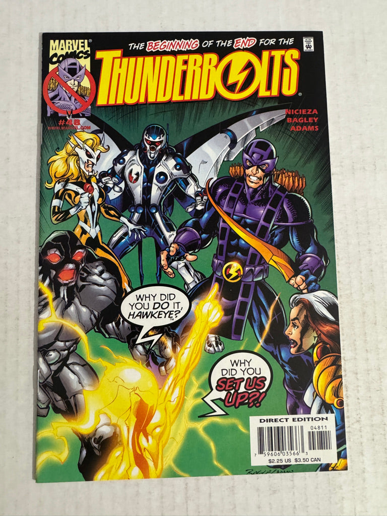 THUNDERBOLTS #48 NM Mark Bagley Cover
