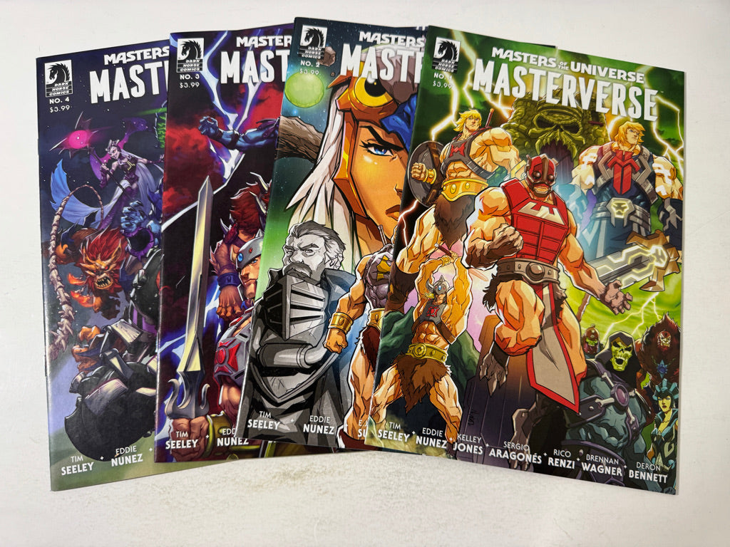 MASTERS OF THE UNIVERSE Masterverse #1-4 NM A Cover Set