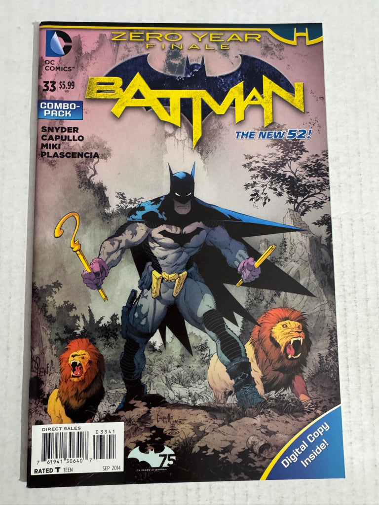 BATMAN #33 Vol 2 NM- Greg Capullo Combo Pack Variant