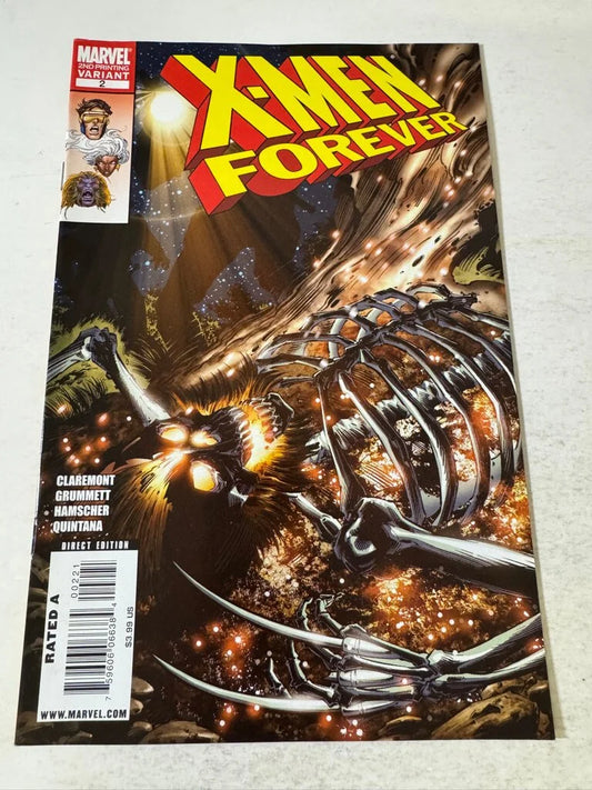 X-MEN FOREVER #2 Vol 2 VF/NM 2nd Print Variant