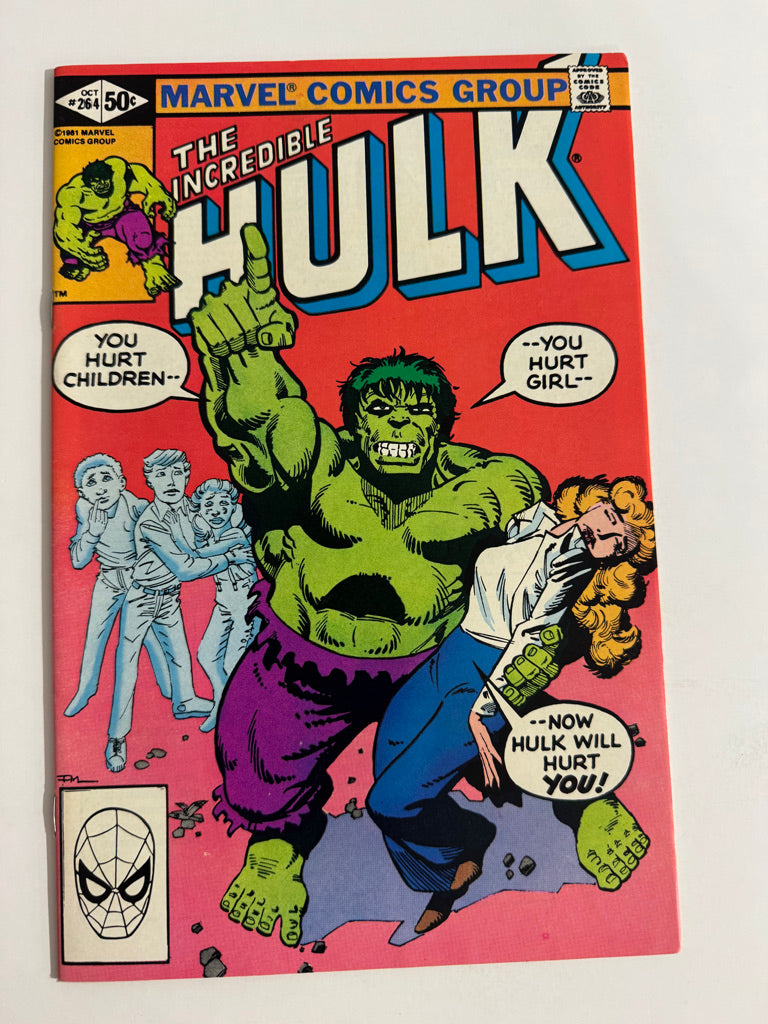 INCREDIBLE HULK #264 NM Frank Miller Cover