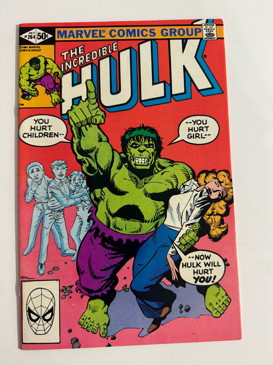 INCREDIBLE HULK #264 NM Frank Miller Cover
