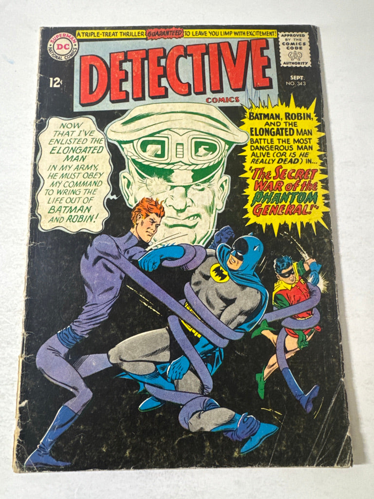 DETECTIVE COMICS #343 GD-