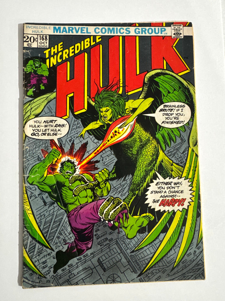 INCREDIBLE HULK #168 GD 1ST APPEARANCE