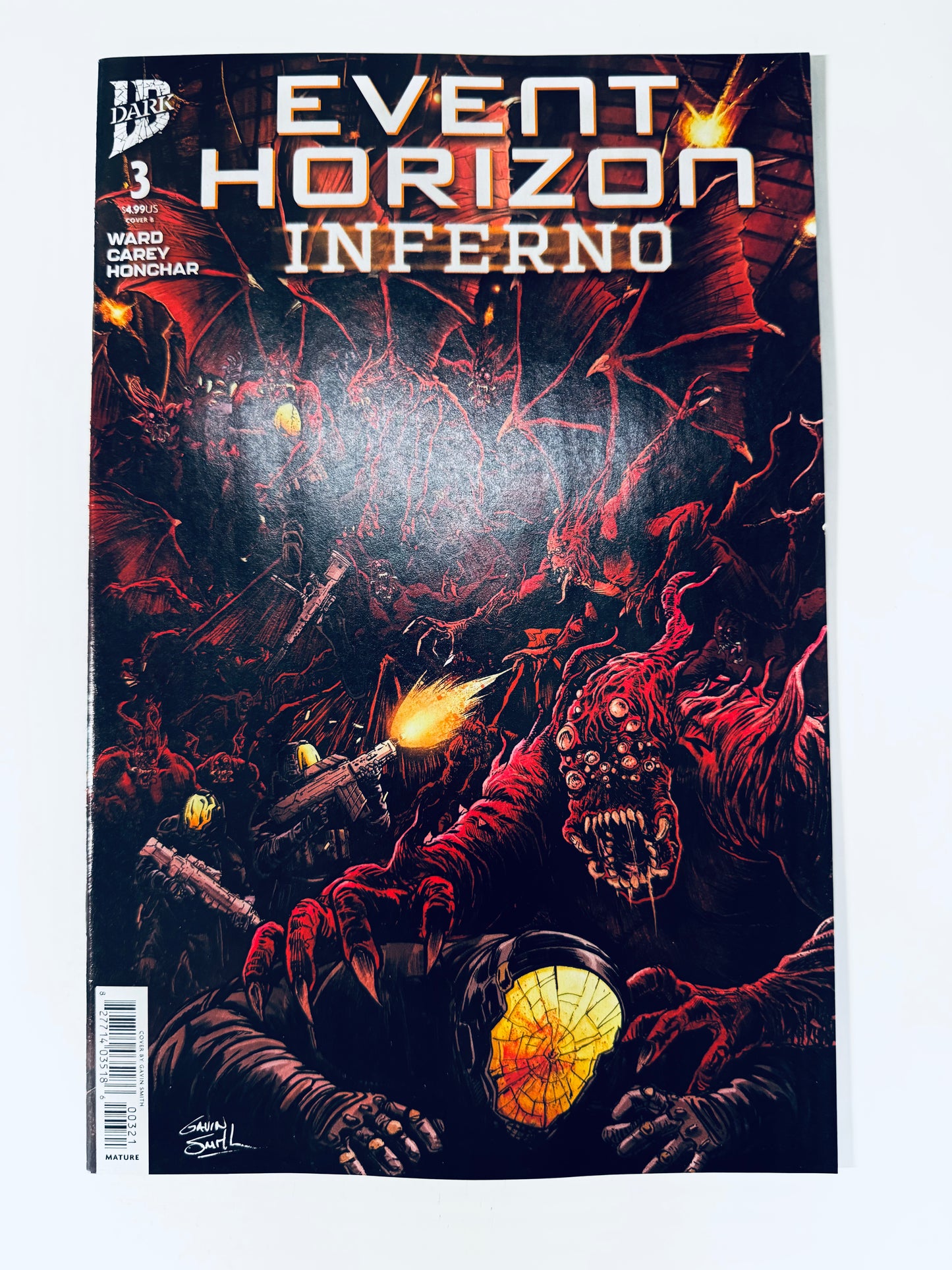 EVENT HORIZON: INFERNO #3 NM Cover B Gavin Smith Variant