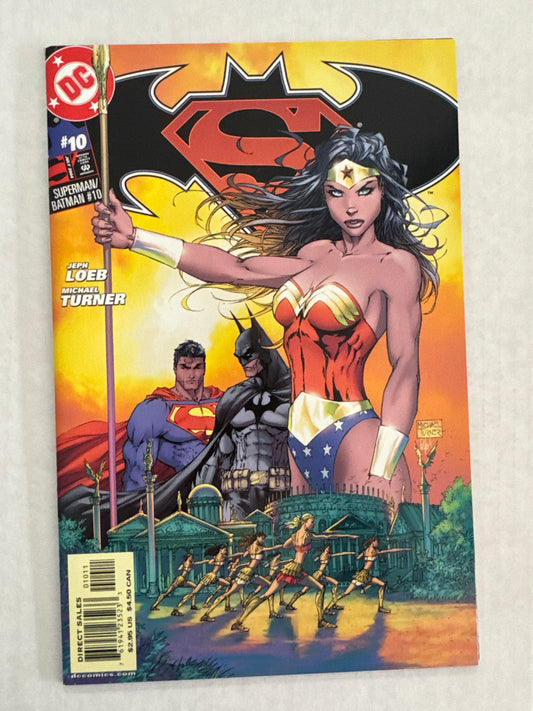 SUPERMAN BATMAN #10 NM Michael Turner Cover