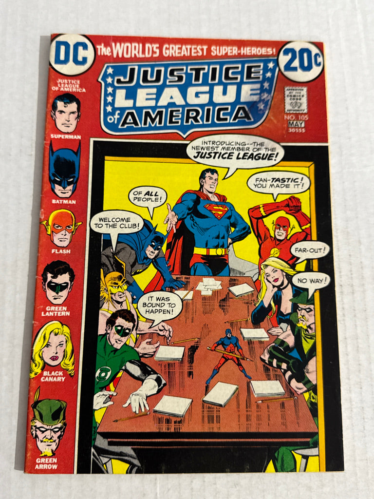 JUSTICE LEAGUE OF AMERICA #105 VG