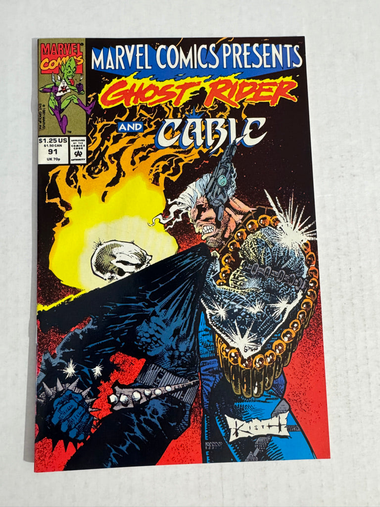 MARVEL COMICS PRESENTS #91 VF Sam Kieth Cover