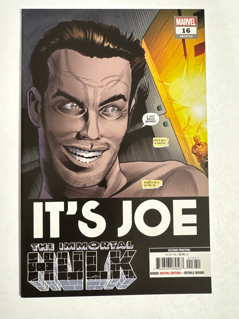 IMMORTAL HULK #16 VF/NM 2nd Print Variant