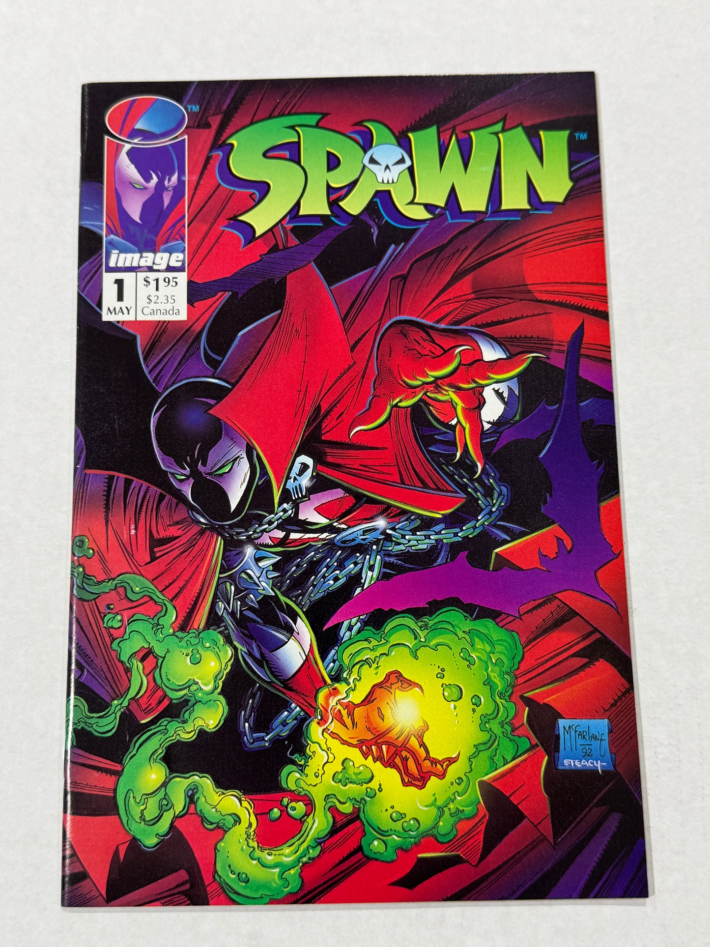 SPAWN #1 FN/VF Todd McFarlane Cover  1ST APPEARANCE