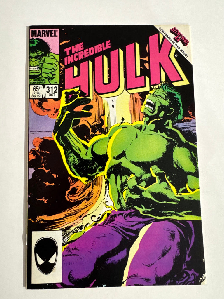 INCREDIBLE HULK #312 VF/NM Mike Mignola Cover