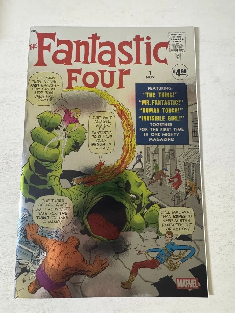 FANTASTIC FOUR #1 NM Foil Facsimile Variant