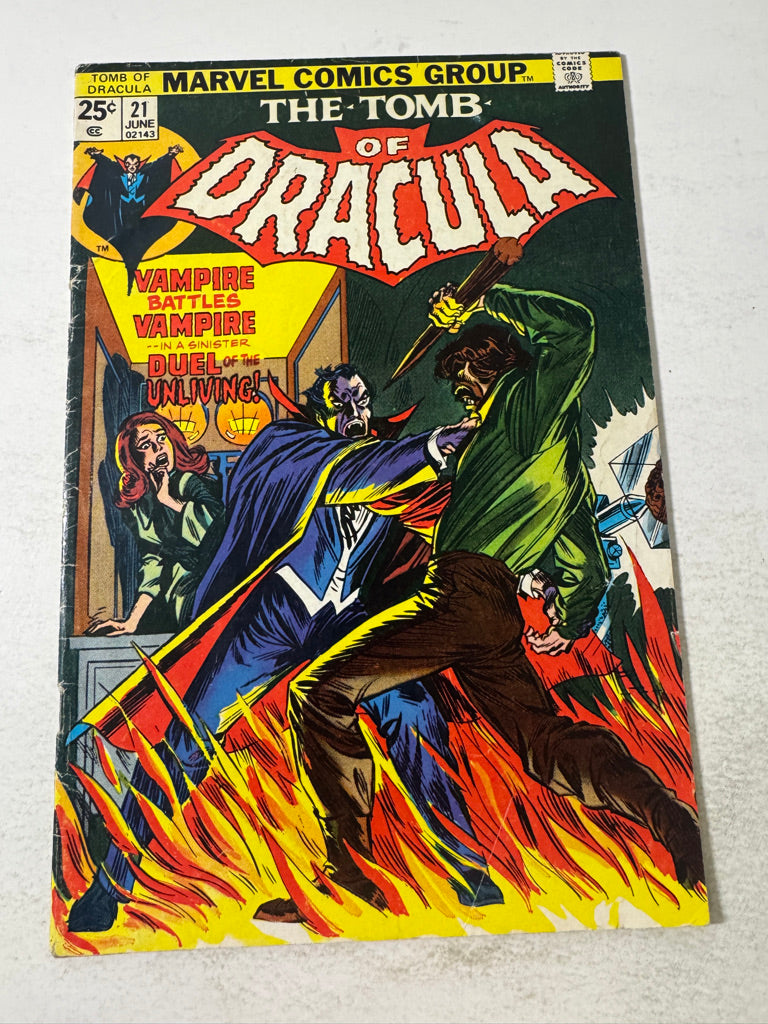 THE TOMB OF DRACULA #21 GD/VG
