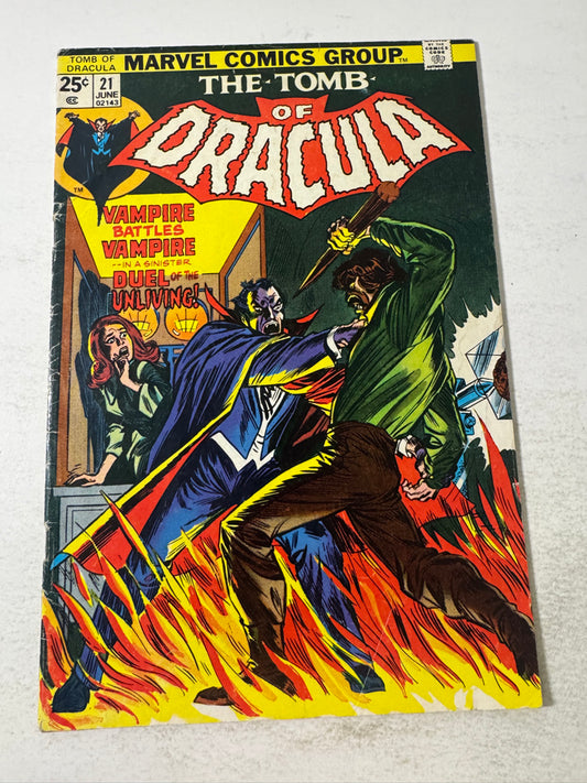 THE TOMB OF DRACULA #21 GD/VG