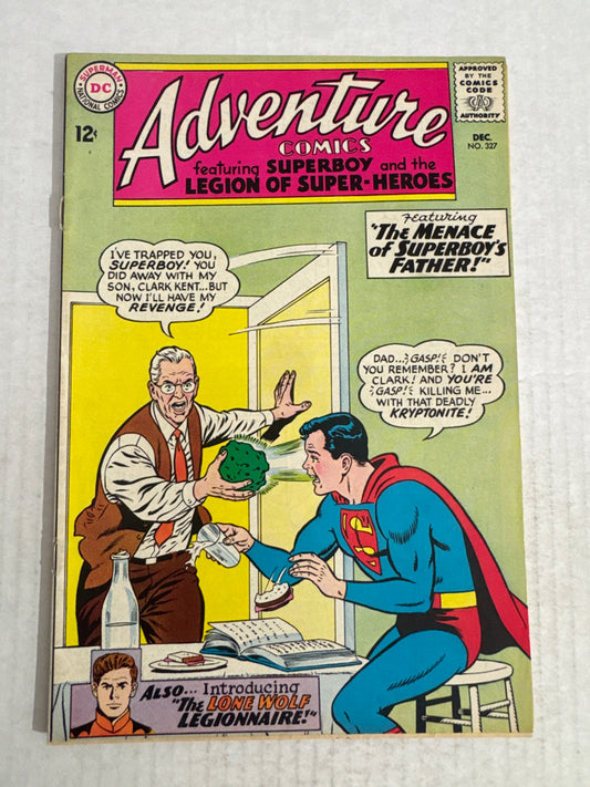 ADVENTURE COMICS #327 VG/FN 1ST APPEARANCE