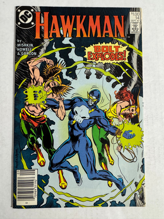 HAWKMAN #14 Vol 2 VF/NM CANADIAN PRICE VARIANT