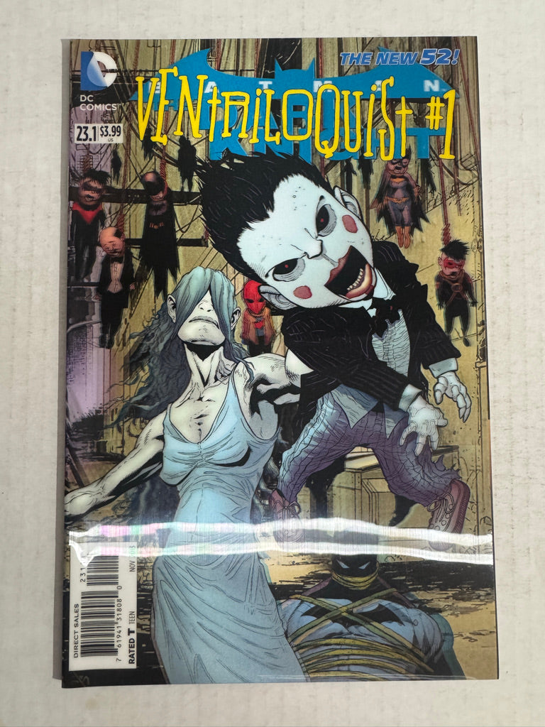 BATMAN THE DARK KNIGHT #23.1 VENTRILOQUIST #1 Vol 2 NM Lenticular Cover