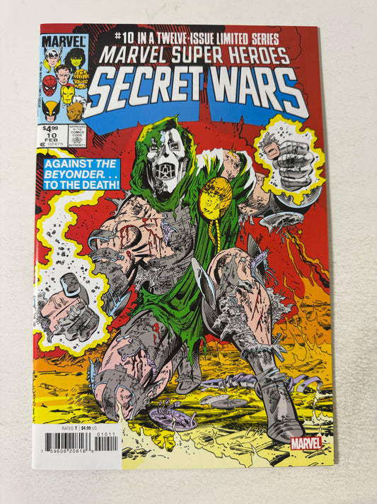 MARVEL SUPER HEROES SECRET WARS #10 NM Mike Zeck Cover Facsimile