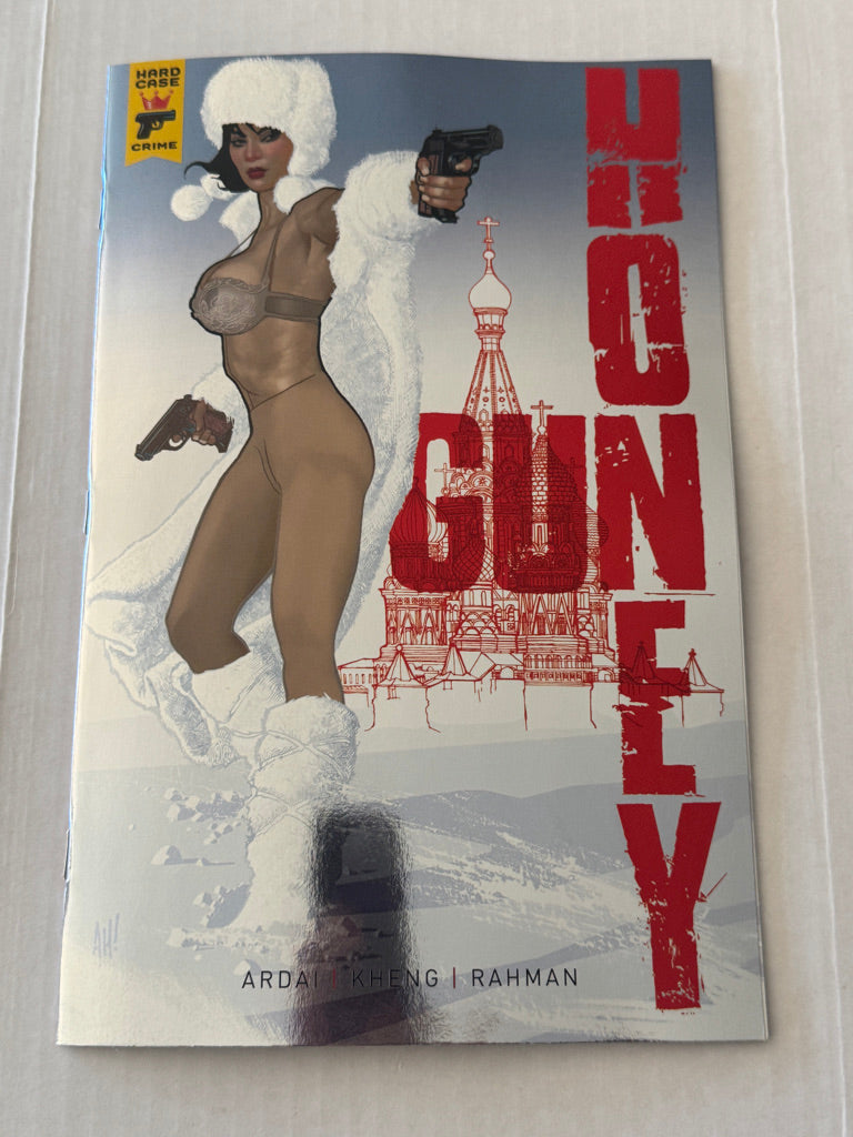 GUN HONEY Doubles Down #1 NM Adam Hughes Foil VARIANT