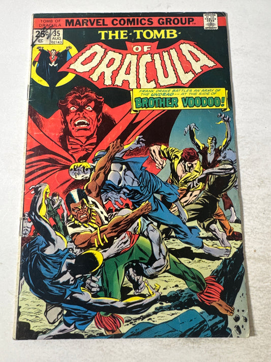 THE TOMB OF DRACULA #35 GD+
