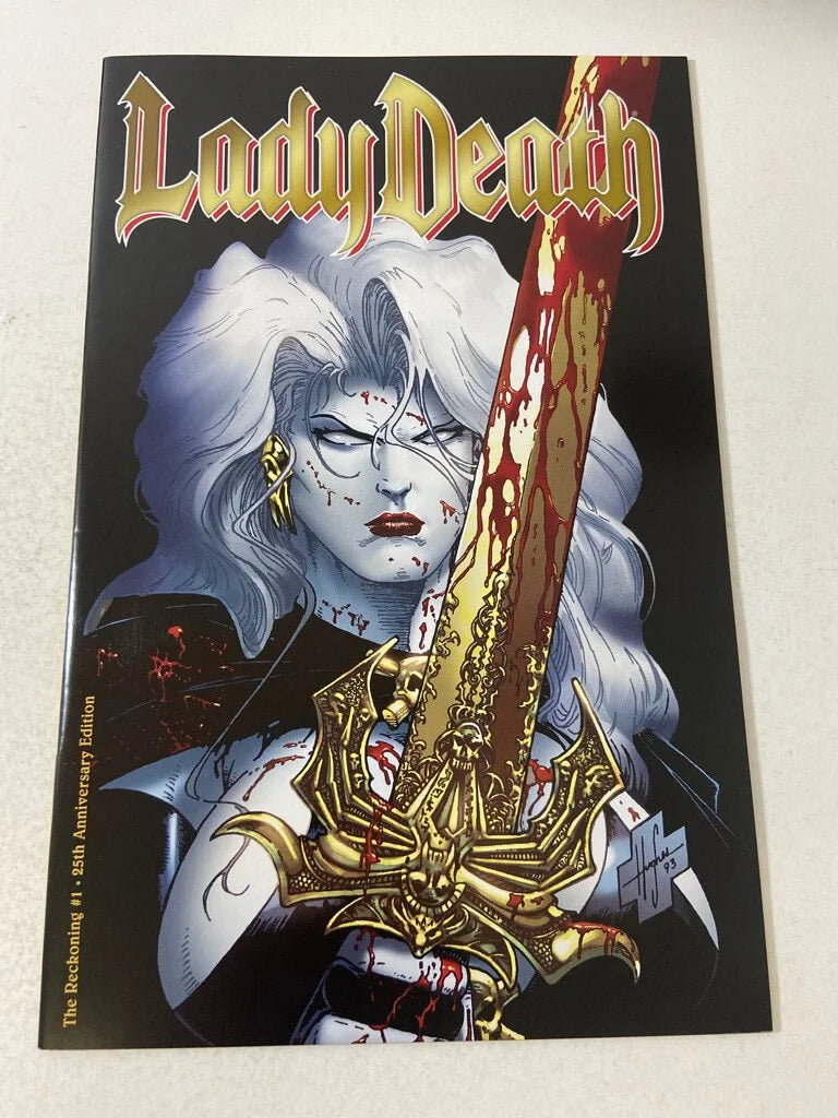 LADY DEATH The Reckoning #1 NM 25th Anniversary Variant