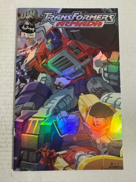 TRANSFORMERS ARMADA #1 NM- Holofoil Variant