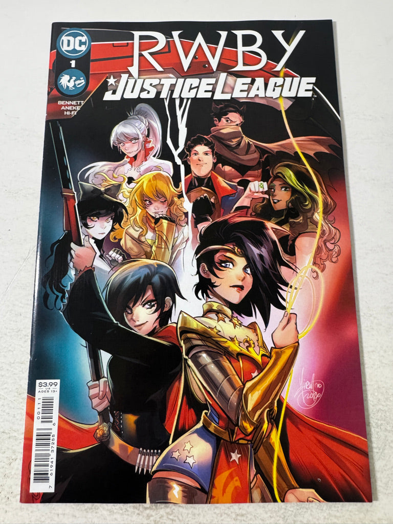 RWBY JUSTICE LEAGUE #1 NM Mirka Andolfo Cover