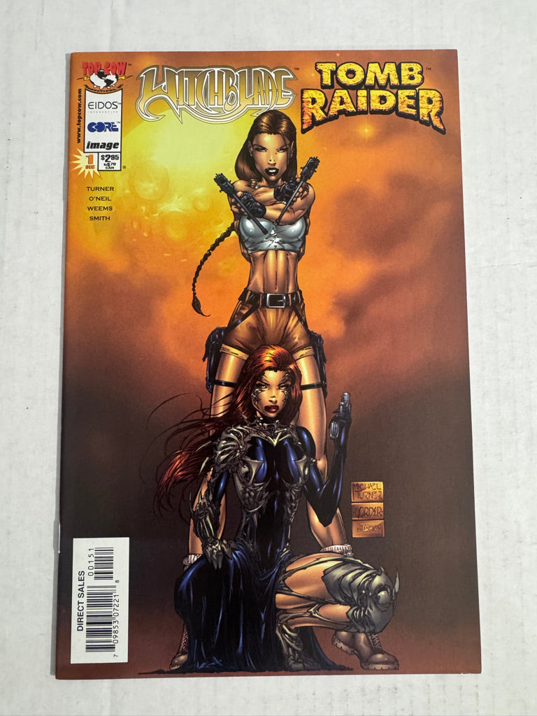 WITCHBLADE TOMB RAIDER #1 NM Michael Turner Variant