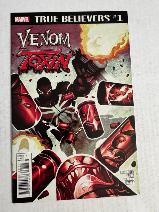 VENOM #17 Vol 2  NM Mike Del Mundo Toxin True Believers Variant