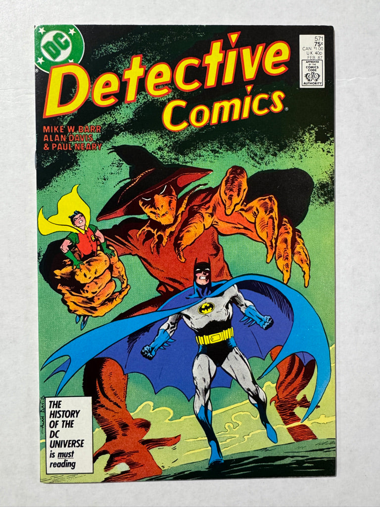 DETECTIVE COMICS #571 NM- Alan Davis Cover