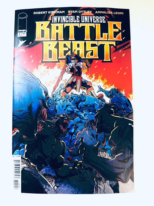 INVINCIBLE UNIVERSE: BATTLE BEAST #5 NM 3rd Print Mike Hawthorne