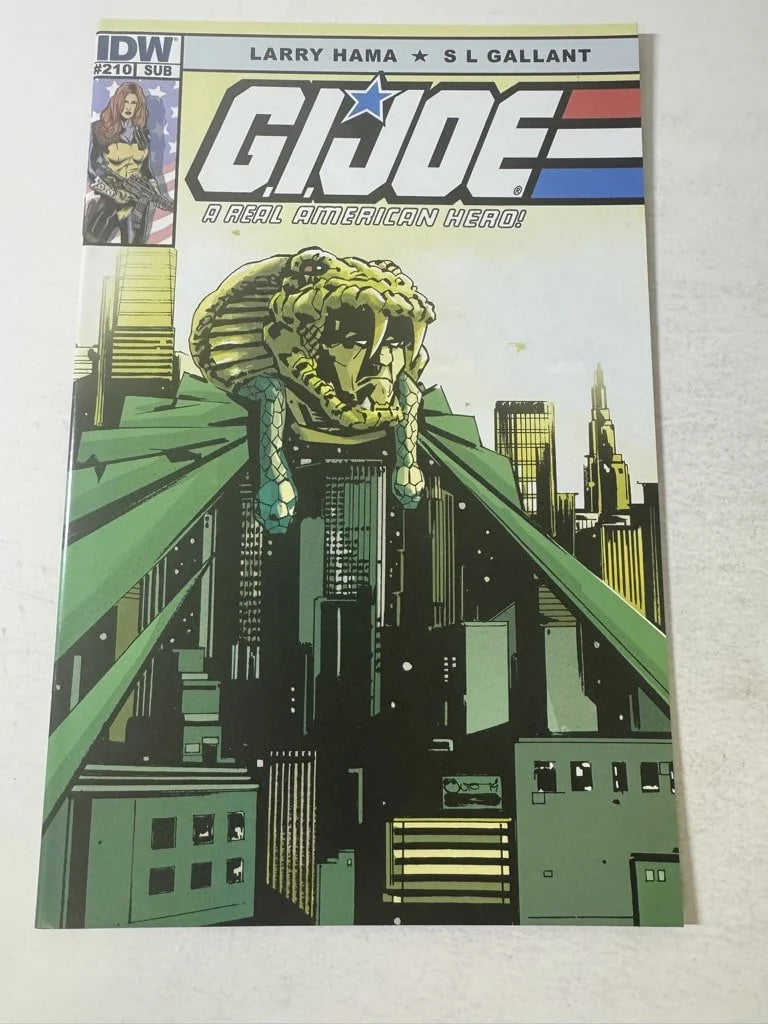 GI JOE A Real American Hero #210 NM- SUB Variant