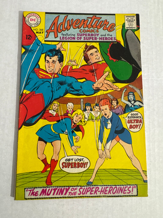ADVENTURE COMICS #368 FN+ Neal Adams Cover