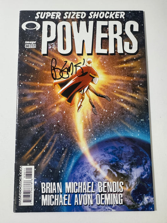 POWERS #30 FN- SIGNED by Brian Michael Bendis