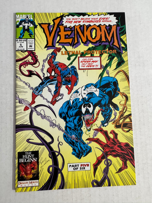 VENOM Lethal Protector #5 NM- Mark Bagley Cover