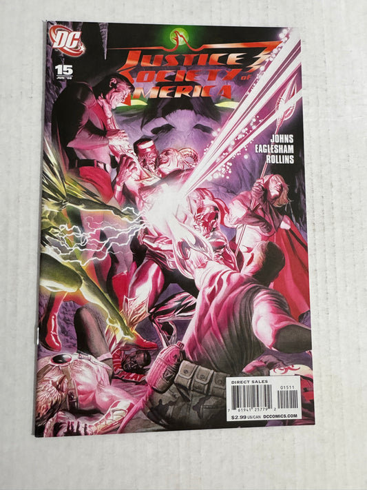 JUSTICE SOCIETY OF AMERICA #15 Vol 3 NM Alex Ross Cover