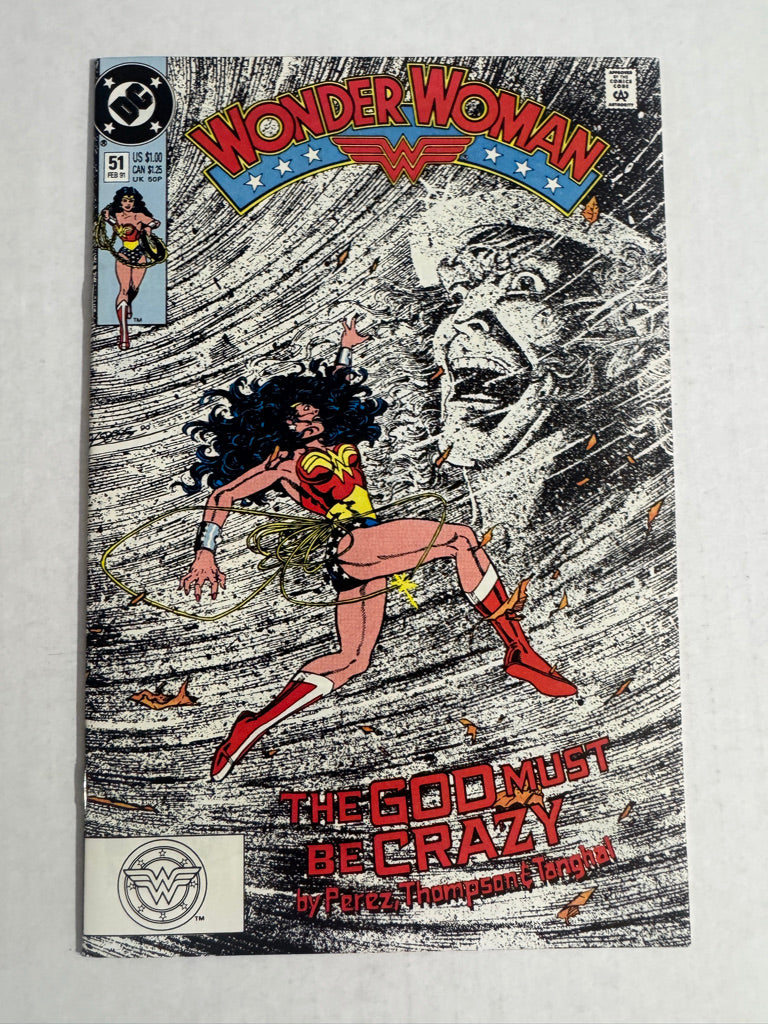 WONDER WOMAN #51 Vol 2 NM George Perez Cover