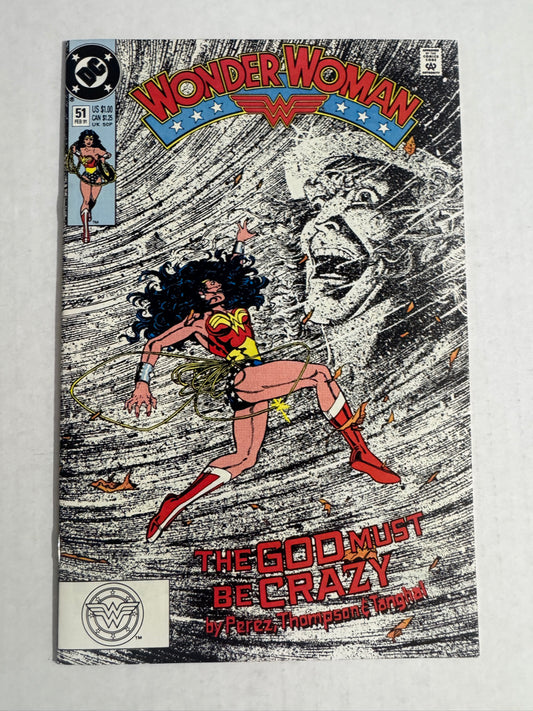 WONDER WOMAN #51 Vol 2 NM George Perez Cover