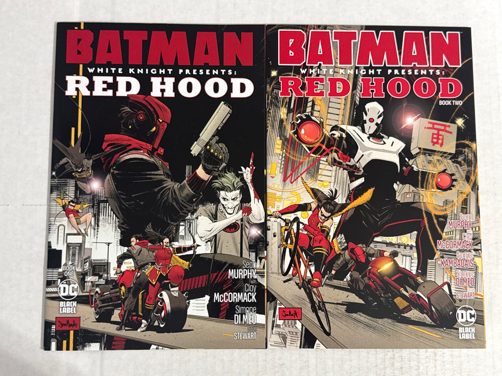 BATMAN WHITE KNIGHT PRESENTS RED HOOD #1-2 NM SET Sean Murphy Covers