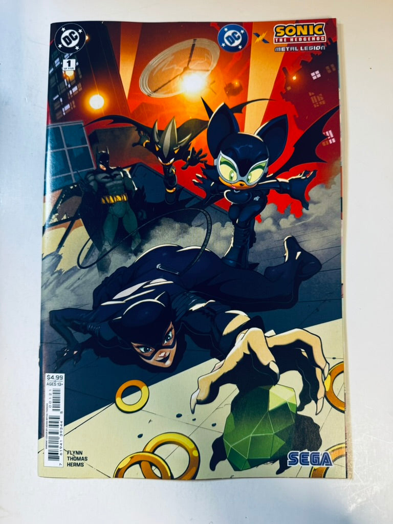 DC X SONIC THE HEDGEHOG Metal Legion #1 NM Bryce Thomas Variant
