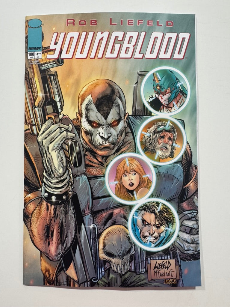 YOUNGBLOOD #100 NM 3rd Printing Rob Liefeld Image