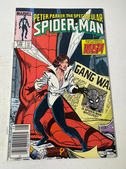 SPECTACULAR SPIDER-MAN #108 VF CANADIAN PRICE VARIANT