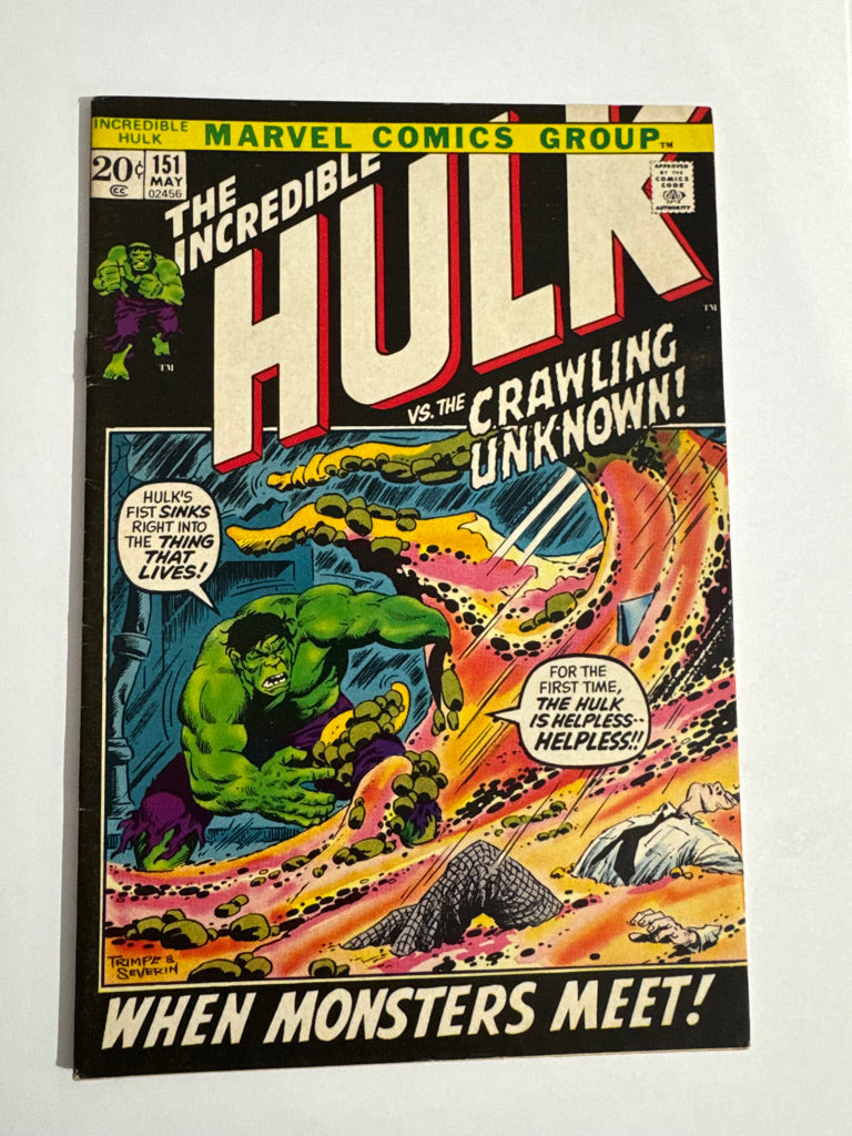 INCREDIBLE HULK #151 FN+