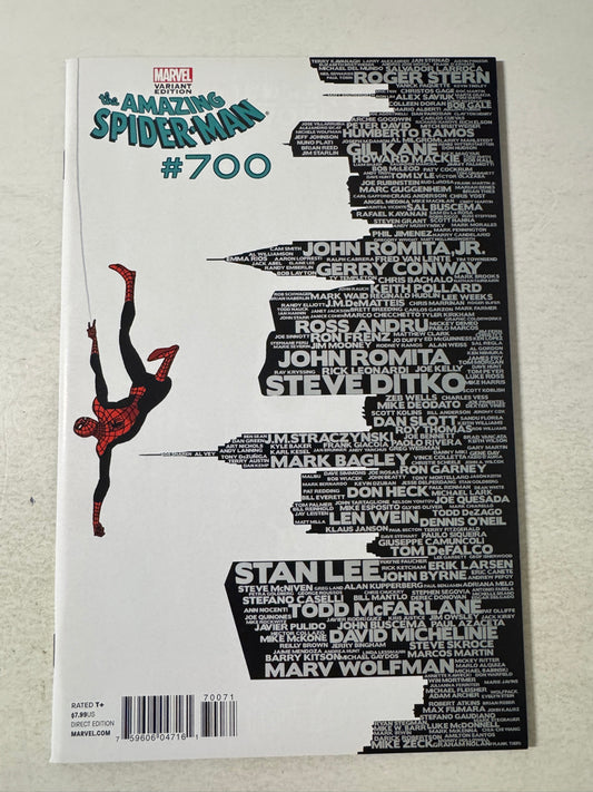 AMAZING SPIDER-MAN #700 NM Marcos Martin Skyline Variant