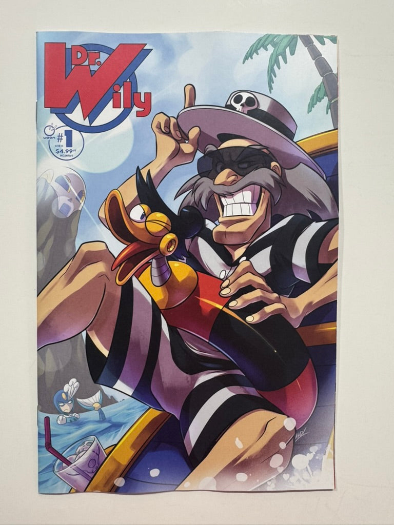 DR. WILY #1 NM Cover D 1:5 Andrew Dickman Variant