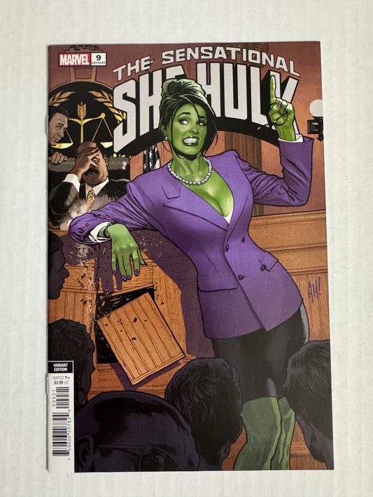 SENSATIONAL SHE-HULK #9 Vol 2 NM Adam Hughes Variant